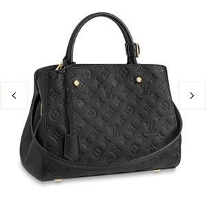 Louis Vuitton Montaigne MM Empreinte leather